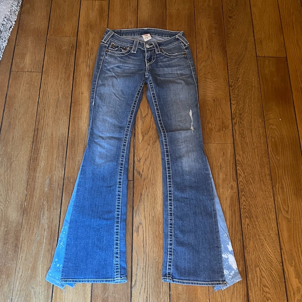 lefthand LA true religion flare jeans